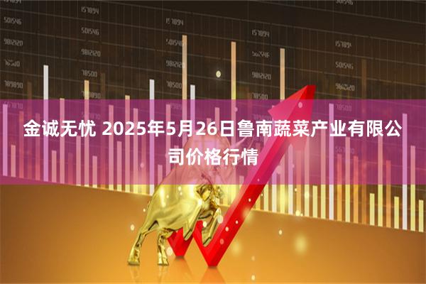 金诚无忧 2025年5月26日鲁南蔬菜产业有限公司价格行情